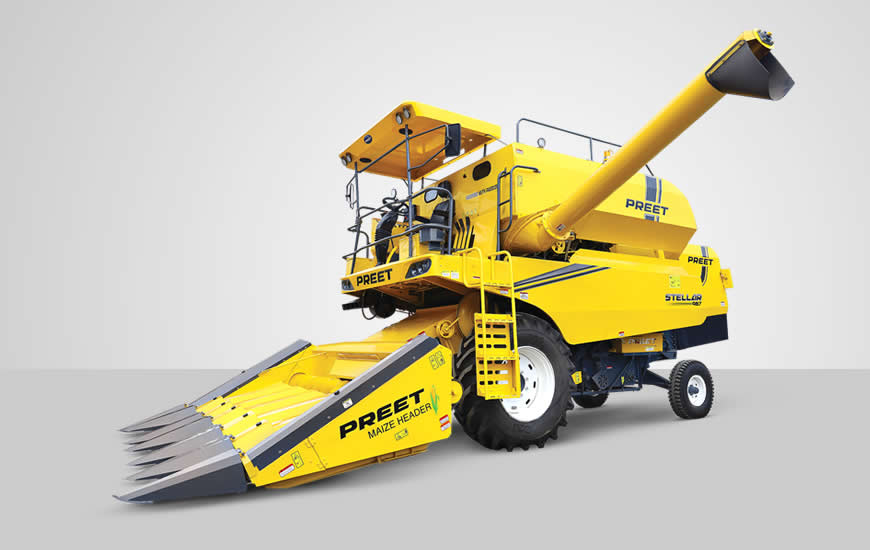 Preet 987 Stellar - Maize Combine harvester